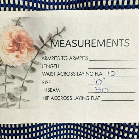 ZARA Jacquard Blue White Jacquard Leggings Zip Hem Size Small - Picture 14 of 14